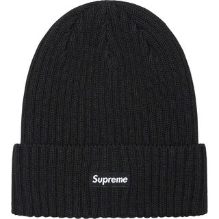 シュプリーム(Supreme)のSupreme Overdyed Beanie ビーニー ニット帽 ブラック(ニット帽/ビーニー)