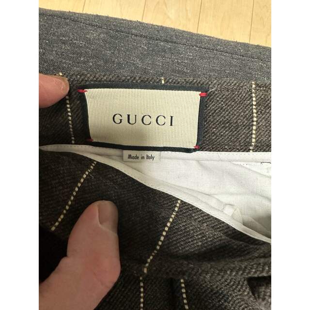 Gucci(グッチ)のGUCCI ウールチェックパンツ メンズのパンツ(スラックス)の商品写真