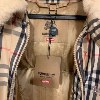 supreme Burberry jacket