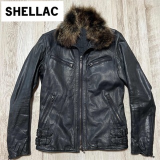 SHELLAC - SHELLAC レザージャケットの通販 by ンガヤシ's shop 