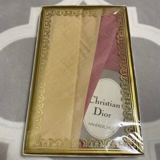 クリスチャンディオール(Christian Dior)のクリスチャンディオール　ハンカチ　セット　ロゴ　(ハンカチ)