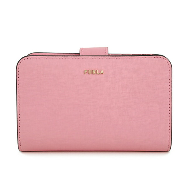 新品 フルラ FURLA 2つ折り財布 バビロン M ジップアラウンド ピンク ...