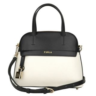 フルラ(Furla)の新品 フルラ FURLA ハンドバッグ パイパー ハンドバッグ S ナチュラル/ネロ(ハンドバッグ)