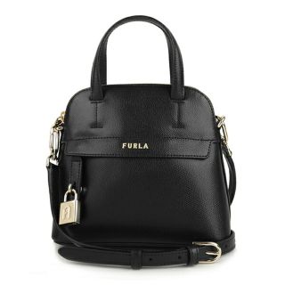 フルラ(Furla)の新品 フルラ FURLA ハンドバッグ パイパー ミニ ドーム ネロ(ハンドバッグ)