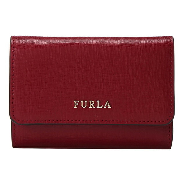 新品 フルラ FURLA 3つ折り財布 バビロン S トライフォールド ウォレット レッド 赤