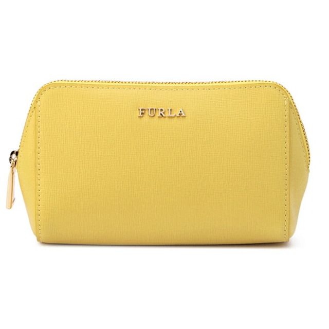 新品 フルラ FURLA ポーチ エレクトラ M COSMETIC イエロー 黄色