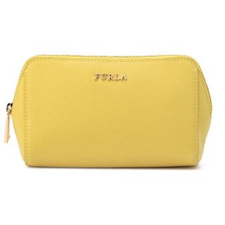 フルラ(Furla)の新品 フルラ FURLA ポーチ エレクトラ M COSMETIC イエロー 黄色(ポーチ)