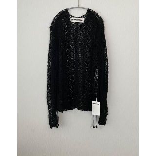 ジルサンダー(Jil Sander)の【新品】JIL SANDER +  ジルサンダープラス　鍵編み プルオーバー(カットソー(長袖/七分))