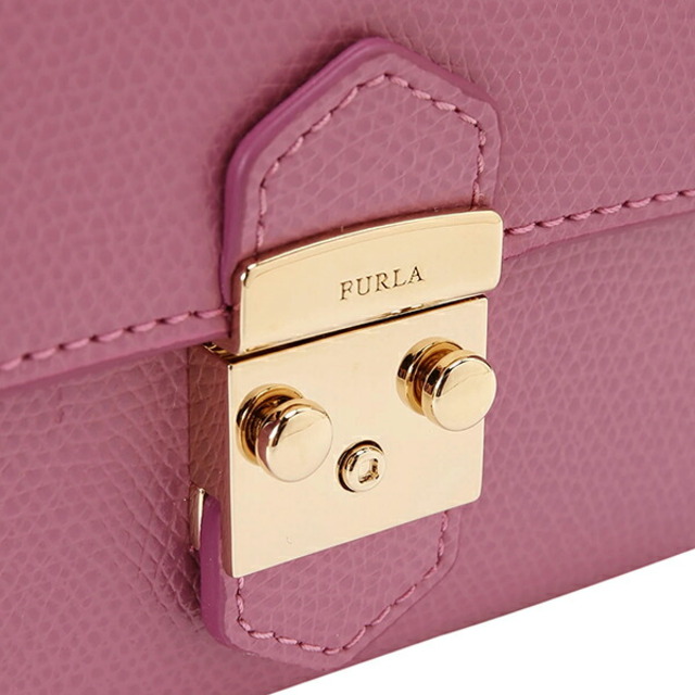 新品 フルラ FURLA 2つ折り財布 メトロポリス S バイフォールド ピンク系 パープル系