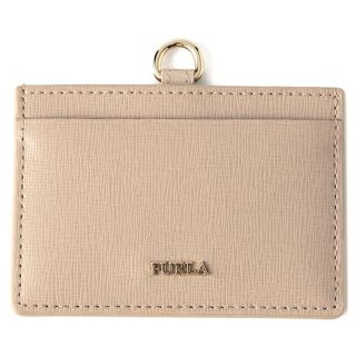 フルラ(Furla)の新品 フルラ FURLA カードケース リンダ S バッジホルダー ピンクベージュ系(名刺入れ/定期入れ)