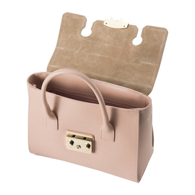 新品 フルラ FURLA ハンドバッグ メトロポリス S サッチェル ムーンストーン