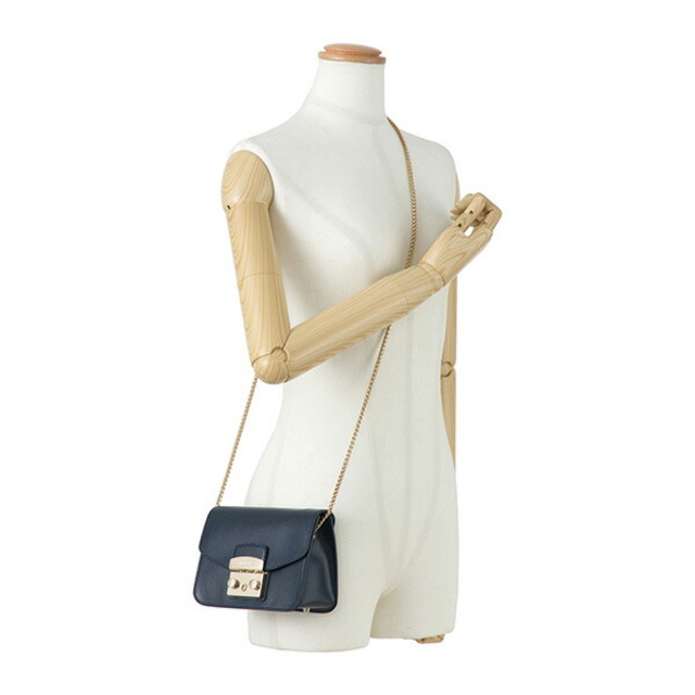 新品 フルラ FURLA ショルダーバッグ メトロポリス ミニ クロスボディ ブルー
