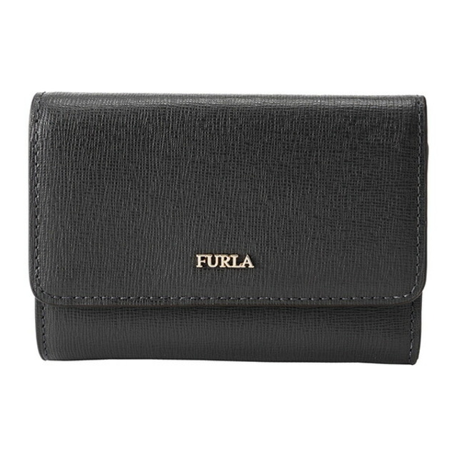 新品 フルラ FURLA 3つ折り財布 バビロン S トライフォールド ウォレット オニキス