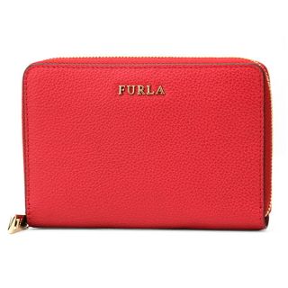 フルラ(Furla)の新品 フルラ FURLA 2つ折り財布 バビロン M ZIP AROUND ルビーレッド 赤(財布)