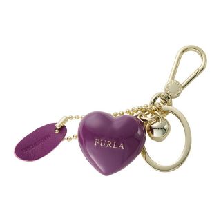 フルラ(Furla)の新品 フルラ FURLA キーホルダー スリーディー キーリング CUORE ブーガンヴィル(キーホルダー)