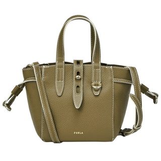 フルラ(Furla)の新品 フルラ FURLA ハンドバッグ ネット ミニ トートバッグ ファンゴ/ペルガメーナ(ハンドバッグ)