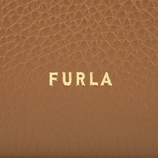 新品 フルラ FURLA ハンドバッグ ネット ミニ トートバッグ ブラウン