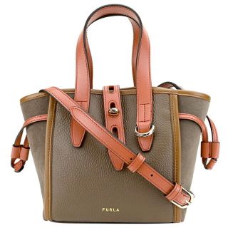 フルラ(Furla)の新品 フルラ FURLA ハンドバッグ ネット ミニ トートバッグ トニ プラリネ(ハンドバッグ)