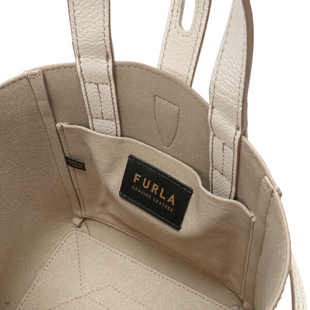 Furla(フルラ)の新品 フルラ FURLA ハンドバッグ ネット ミニ トートバッグ ホワイトコットン/コルダ レディースのバッグ(ハンドバッグ)の商品写真