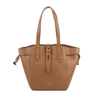 フルラ(Furla)の新品 フルラ FURLA ハンドバッグ ネット トートバッグ M ブラウン 茶(ハンドバッグ)