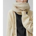 【オフホワイト（15）】[SCARF]BOUCLE PLAIN STALL