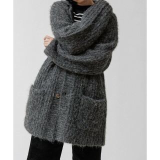 アダムエロぺ(Adam et Rope')の【グレー（07）】[BLOUSON]OUTERLIKE KNIT CARDIGAN(その他)