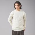 【ホワイト】【WOOL&CO】クルーネック ウール ニット Wo4080