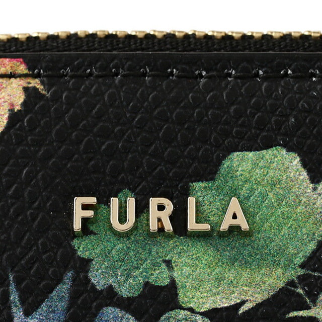 新品 フルラ FURLA ポーチ エレクトラ コスメティックケース S ブラック系 マルチ