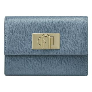 フルラ(Furla)の新品 フルラ FURLA 2つ折り財布 1927 コンパクトウォレット M ブルーデニム(財布)