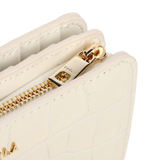 新品 フルラ FURLA 2つ折り財布 バビロン M ジップアラウンド クロコダイルプリント 新品 フルラ FURLA 2つ折り財布 バビロン M ジップアラウンド カレンドゥラ