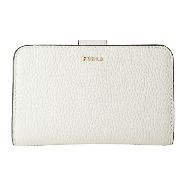 Furla(フルラ)の新品 フルラ FURLA 2つ折り財布 バビロン M COMPACT WALLET ホワイト系 レディースのファッション小物(財布)の商品写真
