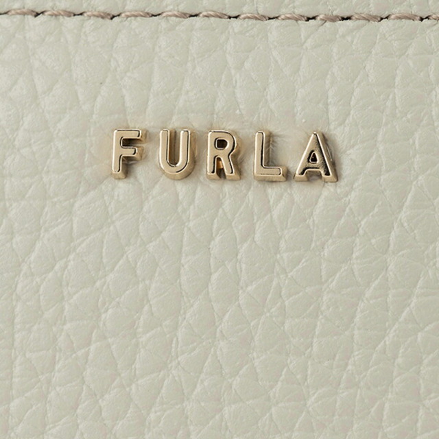 新品 フルラ FURLA 2つ折り財布 バビロン M COMPACT WALLET ライトグレージュ