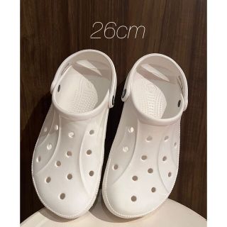 クロックス(crocs)のクロックス ホワイト 26cm(サンダル)