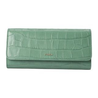 フルラ(Furla)の新品 フルラ FURLA 長財布 バビロン コンチネンタルウォレット ライトグリーン 黄緑(財布)