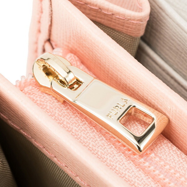 【美品】FURLA ピンクベージュ ウォレット 財布 フルラ FURLA 財布 （ピンクベージュ） -ファッション通販