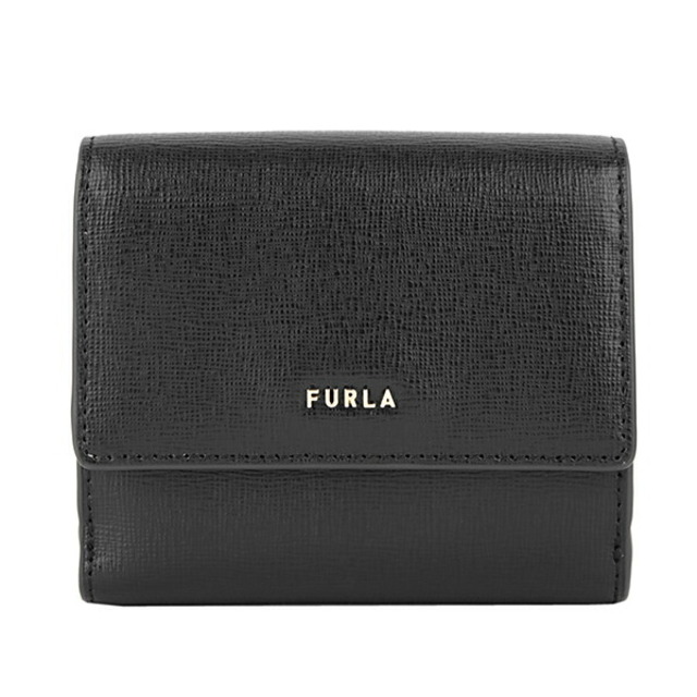 新品 フルラ FURLA 2つ折り財布 バビロン S コンパクトウォレット ネロ約110gNERO本体