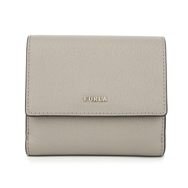 新品 フルラ FURLA 2つ折り財布 バビロン S コンパクトグレージュ系 ベージュ