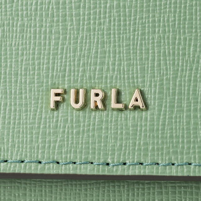 新品 フルラ FURLA 3つ折り財布 バビロン S トライフォールド ライトグリーン 黄緑