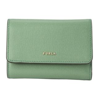 フルラ(Furla)の新品 フルラ FURLA 3つ折り財布 バビロン S トライフォールド ライトグリーン 黄緑(財布)