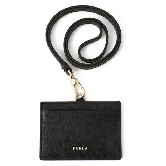 Furla(フルラ)の新品 フルラ FURLA カードケース リンダ バッジホルダー ネロ レディースのファッション小物(名刺入れ/定期入れ)の商品写真