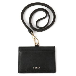 フルラ(Furla)の新品 フルラ FURLA カードケース リンダ バッジホルダー ネロ(名刺入れ/定期入れ)