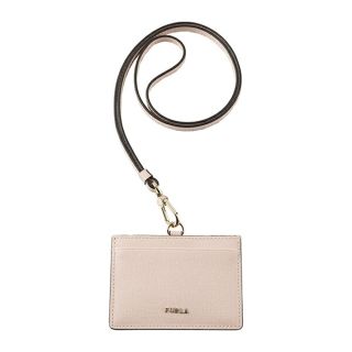 フルラ(Furla)の新品 フルラ FURLA カードケース リンダ S BADGE HOLDER ピンク(名刺入れ/定期入れ)