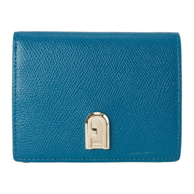 財布 新品 フルラ FURLA 2つ折り財布 1927 S COMPACT WALLET ブルー 青