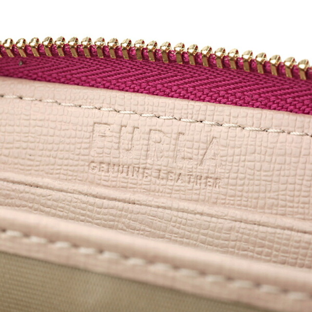 Furla(フルラ)の新品 フルラ FURLA コインケース バビロン ジップアラウンド ピンク ベージュ レディースのファッション小物(コインケース)の商品写真