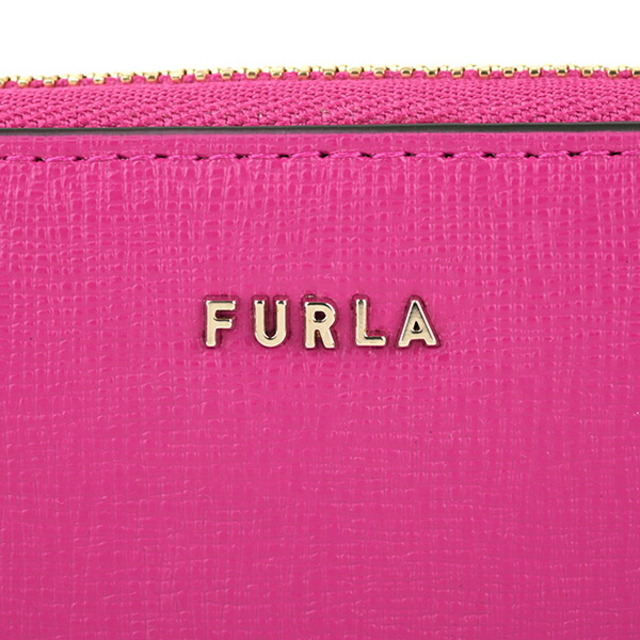 Furla(フルラ)の新品 フルラ FURLA コインケース バビロン ジップアラウンド ピンク ベージュ レディースのファッション小物(コインケース)の商品写真