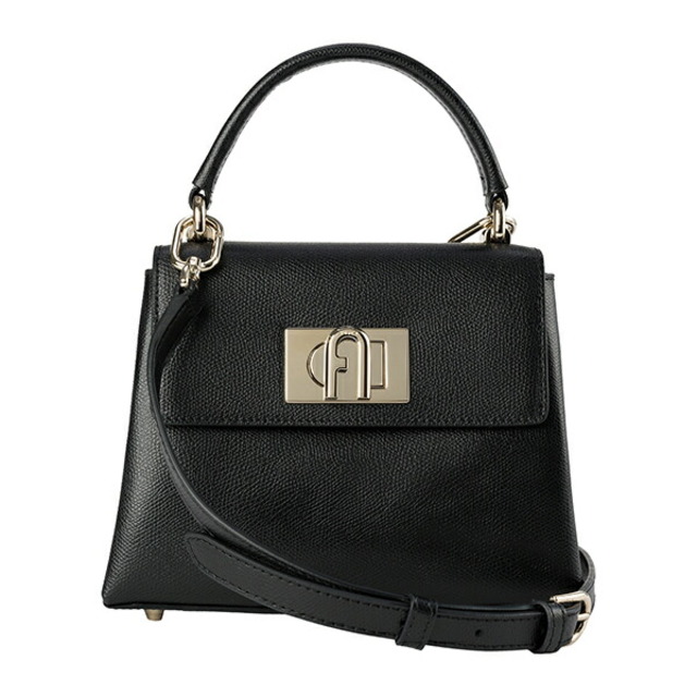 新品 フルラ FURLA ハンドバッグ 1927 MINI TOP HANDLE ブラック 黒バッグ