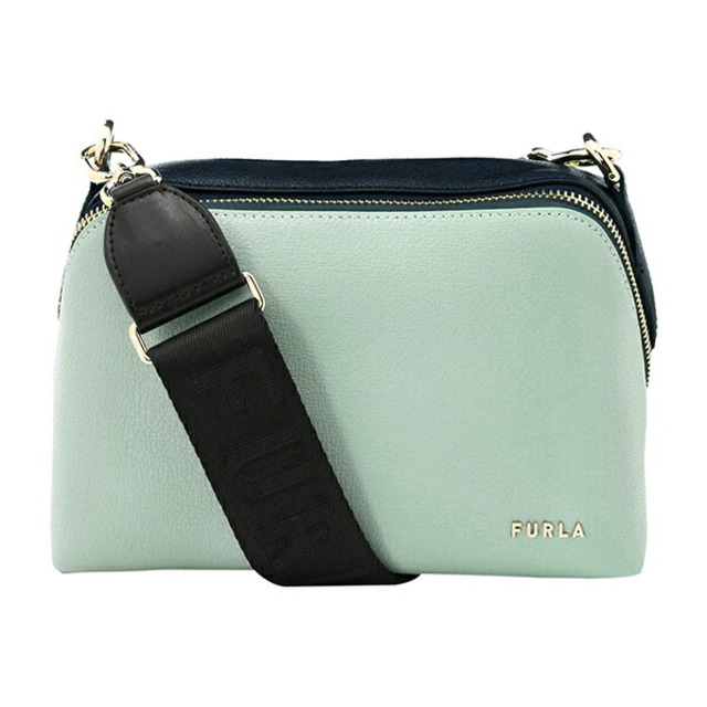 約72-117cm本体重量新品 フルラ FURLA ショルダーバッグ アミカ CROSSBODY ミントグリーン