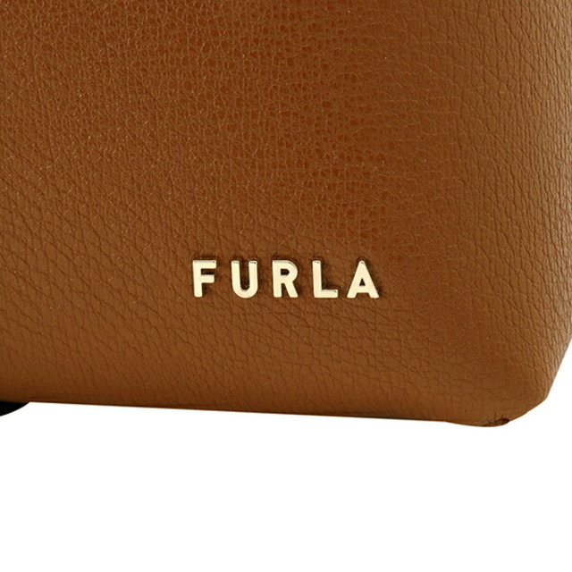 Furla(フルラ)の新品 フルラ FURLA ショルダーバッグ アミカ CROSSBODY コニャック/ネロ レディースのバッグ(ショルダーバッグ)の商品写真