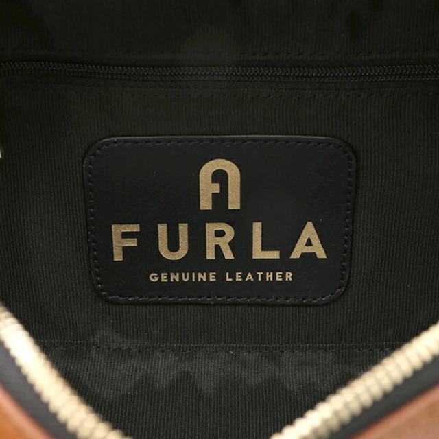 Furla(フルラ)の新品 フルラ FURLA ショルダーバッグ アミカ CROSSBODY コニャック/ネロ レディースのバッグ(ショルダーバッグ)の商品写真