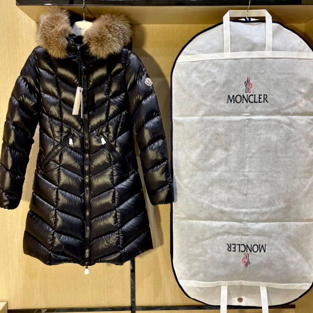 MONCLER - モンクレール　エルミファー　ブラック　ダウンコート